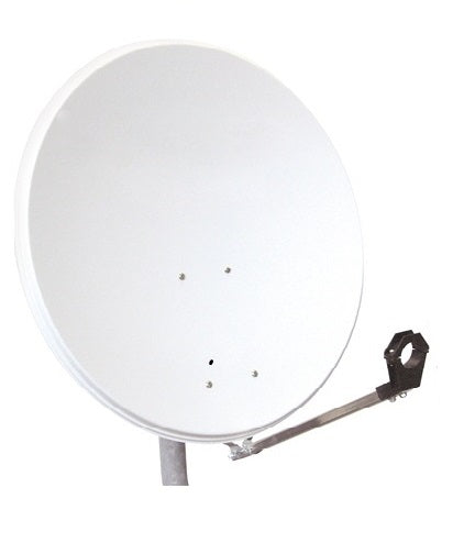 Antenă satelit 80cm/75cm,Ol,39dB,sup.plia.LNB incl.,alb