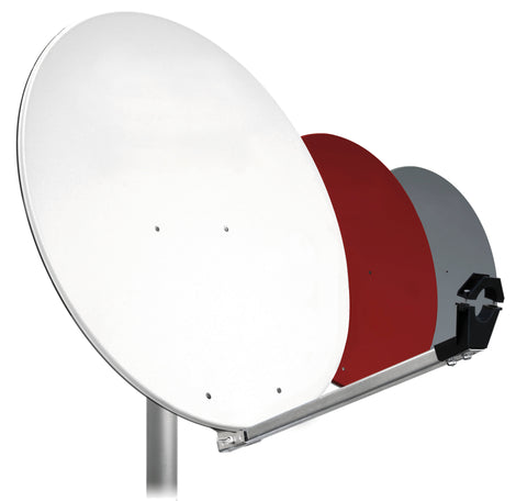 Antenă satelit 80cm/75cm,Ol,39dB,sup.plia.LNB incl.,alb
