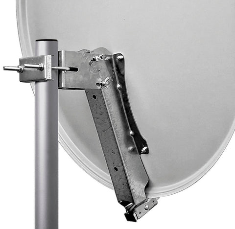 Antenă satelit 80cm/75cm,Ol,39dB,sup.plia.LNB incl.,alb