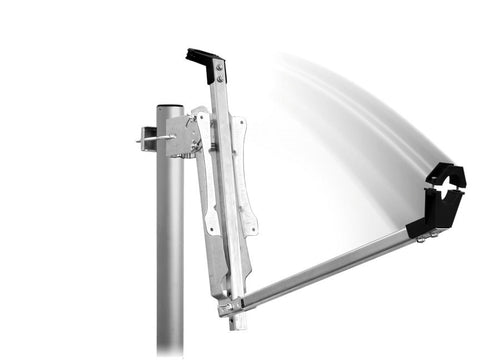 Antenă satelit 80cm/75cm,Ol,39dB,sup.plia.LNB incl.,alb