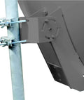 Antenă satelit 85cm/80cm,Al,40dB,sup.dubl.LNB incl.,antracit