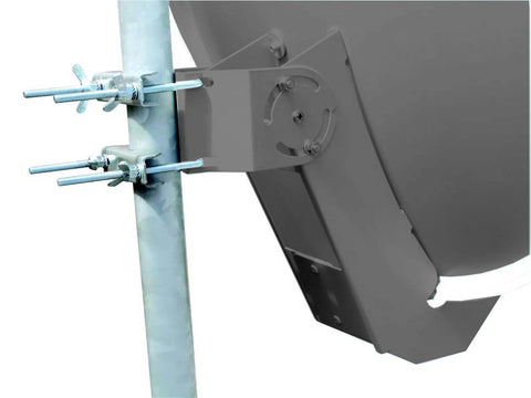 Antenă satelit 85cm/80cm,Al,40dB,sup.dubl.LNB incl.,antracit