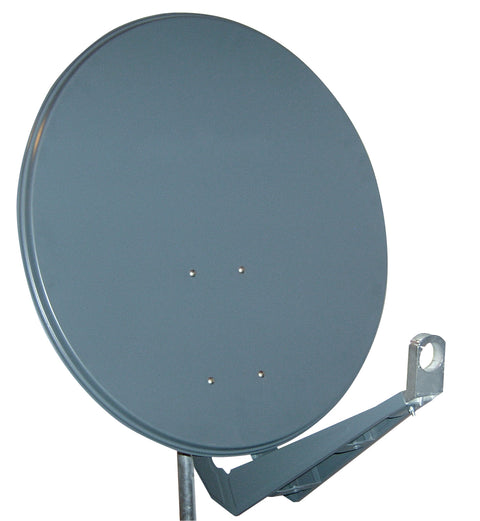 Antenă satelit 100cm/95cm,Al,>40dB,sup.dubl.LNB incl.,antrac