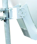 Antenă satelit 100cm/95cm,Al,>40dB,sup.dubl.LNB incl.,alb