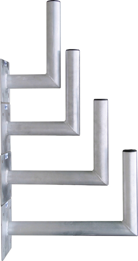 Sist.Fix. perete DP=450mm,H=250mm,175x175mm,D50mm,Al