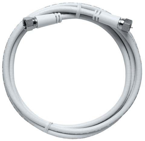 Patchcablu SAT Coax 2 x conectori F cu șurub, 2m