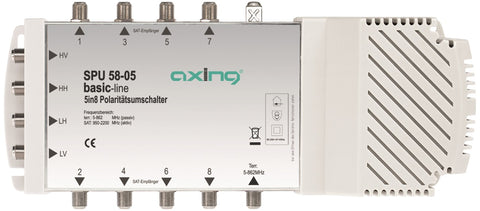 Multiswitch 5 IN 8 OUT pt. LNB Quattro+Quad,SPU 58-05