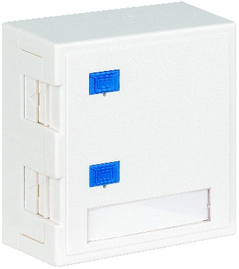 Doză PT pt. 2 module TOOLLESS LINE, 68x30x65mm, RAL9010