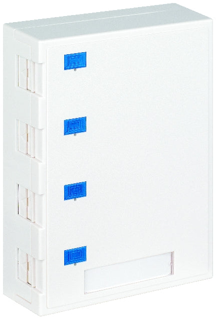 Doză PT pt. 4 module TOOLLESS LINE, 118x30x85mm, RAL9010