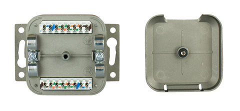 Priza date C5 ecranat 2xRJ45