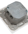 Priză de date C6, ecranat, 2xRJ45