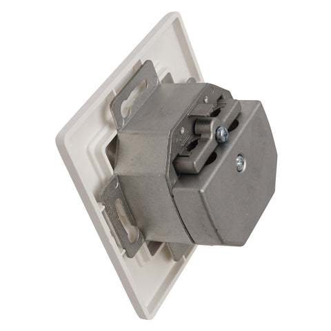 Priză date Cat6, ecranat, 2xRJ45, 10GB Class Ea