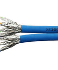 Cablu U/FTP Cat.6a,2x(4x2xAWG23/1),500Mhz,LS0H,Dca,albastru