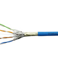 Cablu F/FTP Cat.6a, 4x2xAWG23/1, 500MHz, LS0H-3,Dca,albastru