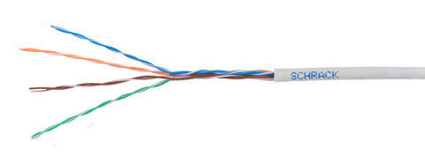 Cablu U/UTP Cat.5e, 4x2xAWG24/1, PVC, Eca, gri, cutie