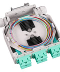 Splicebox FO pt. sina DIN,  4 Fibre, SC, 50/125µm OM3