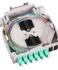 Splicebox FO pt. sina DIN,  4 Fibre, LC, 50/125µm OM3