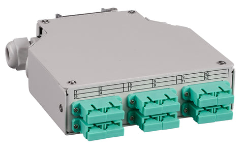 Splicebox FO pt. sina DIN,  8 Fibre, SC, 50/125µm OM3
