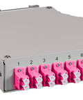 Splicebox FO pt. sina DIN,  8 Fibre, LC, 50/125µm OM4