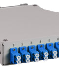 Splicebox FO pt. sina DIN,  8 Fibre, LC, 9/125µm OS2