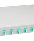Splicebox, 12 fibre,LC,50/125µm OM3, culisant,19",1UV , ECO