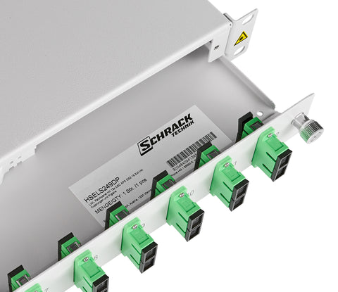 Splicebox, 12 Fibre, SC/APC, 9/125µm OS2, 19",1U,Class C