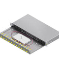 Splicebox, 12 fibre,FC, 9/125µm OS2, culisant,19",1UV