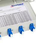 Splicebox, 12 fibre,LC, 9/125µm OS2, culisant,19",1UV , ECO