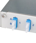 Patchpanel FO 19", 1UV, culisant, pentru 12 fibre, SC, SM