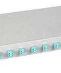 Splicebox, 16 fibre,LC,50/125µm OM3, culisant,19",1UV