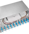 Splicebox, 16 fibre,SC, 9/125µm OS2, culisant,19",1UV