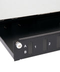 Splicebox FO gol pt 12 cuplori LC-Duplex, 1U, negru
