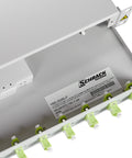 Splicebox, 24 fibre,LC,50/125?m OM5, culisant,19",1UV , ECO