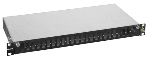 Splicebox FO gol pt 24 cuplori SC-Duplex, 1U, negru
