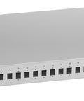Splicebox FO gol pt. 24 cuplori LC-Duplex, 1U, RAL7035