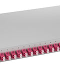 Splicebox FO, 48 Fibre, LC, 50/125µm OM4, 19", 1U, Class C