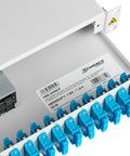 Splicebox FO, 48 Fibre, SC, 9/125µm OS2, 19", 1U, Class C