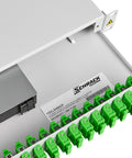 Splicebox, 48 Fibre, SC/APC, 9/125µm OS2, 19",1U,Class C