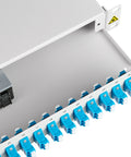 Splicebox FO, 48 Fibre, LC, 9/125µm OS2, 19", 1U, Class C