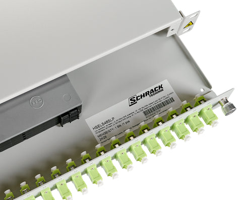 Splicebox, 48 fibre,LC,50/125?m OM5, culisant,19",1UV , ECO