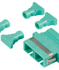 Cuplor FO SC-Duplex, Plastic, OM3, ceramic, flanșă