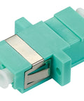 Cuplor FO LC-Duplex, Plastic, OM3, ceramic, flanșă