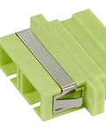 Cuplor FO SC-Duplex, Plastic, OM5, ceramic, flanșă