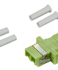 Cuplor FO LC-Duplex, Plastic, OM5, ceramic, flanșă