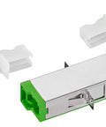 Cuplor FO E2000/APC Duplex, Plastic, OS2, ceramic, flanșă
