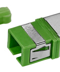 Cuplor FO SC/APC-Simplex, Plastic, OS2, ceramic, fără flanșă