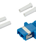 Cuplor FO LC-Duplex, Plastic, OS2, ceramic, flanșă