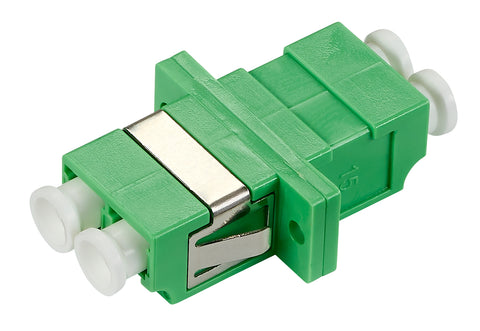 Cuplor FO LC/APC-Duplex, Plastic, OS2, ceramic, flanșă