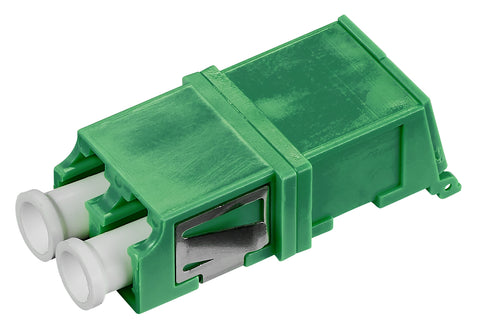 Cuplor FO LC/APC-Duplex, Plastic, OS2, ceramic, fără flanșă