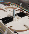 Splicebox, 24 fibre,FC, 9/125µm OS2, culisant,19",1UV